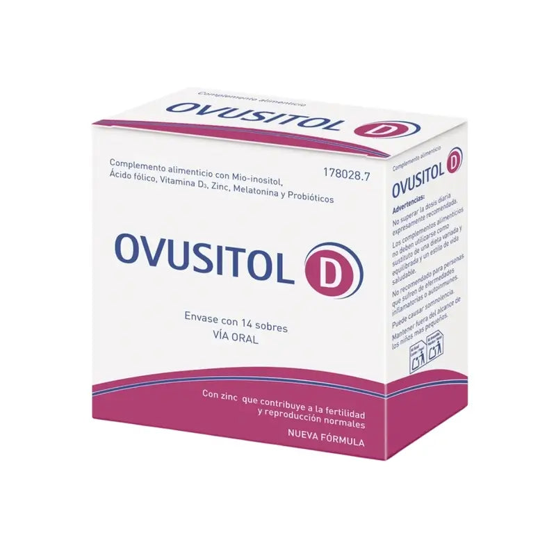 Ovusitol D, embalagem 2x14 envelopes