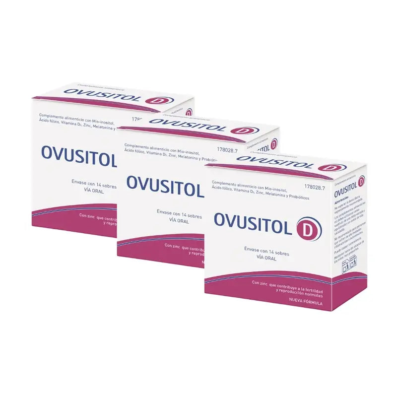 Embalagem Ovusitol D, 3x14 Envelopes