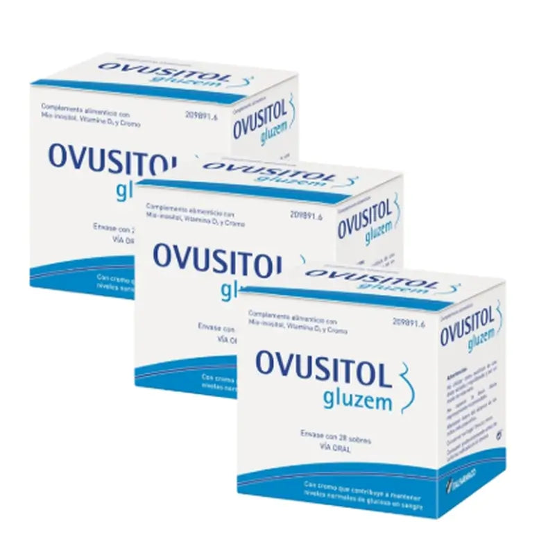 Ovusitol Gluzem Pack, 3 x 28 saquetas