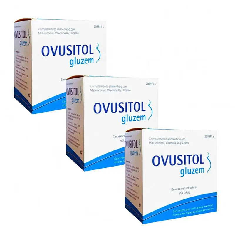 Ovusitol Gluzem Pack, 3 x 28 saquetas