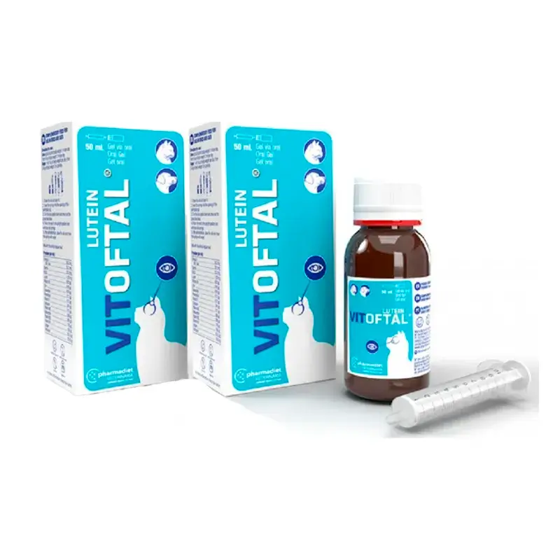 Pharmadiet Vitoftal Vitoftal Lutein Gel Plus, embalagem de 2 x 50 ml