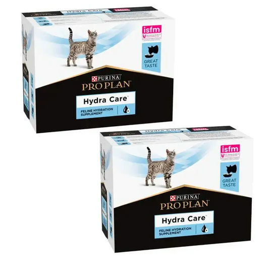 Ração para gatos Purina Pro Plan Vet Feline Hydracare, embalagem 2 X 10 X 85 g
