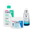 Pack rotina unissexo Vichy Mineral 89 50ml +Cerave gel espumante 473ml+Cerave creme hidratante 340gr