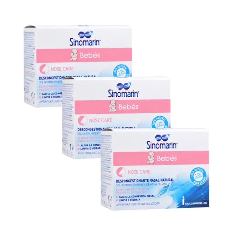 Sinomarin Baby Pack Dose Única Produto Sanitário, 3x24 unidades