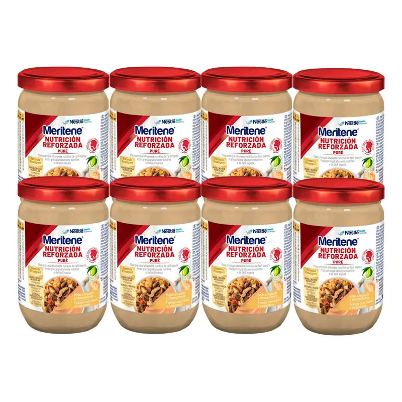 Meritene Pure Frango e Cogumelos, 8x300g