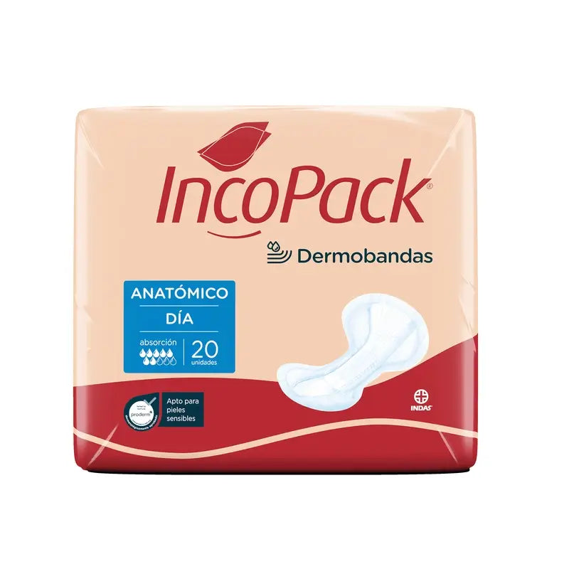 Incopack Anatomical Day , 80 unidades