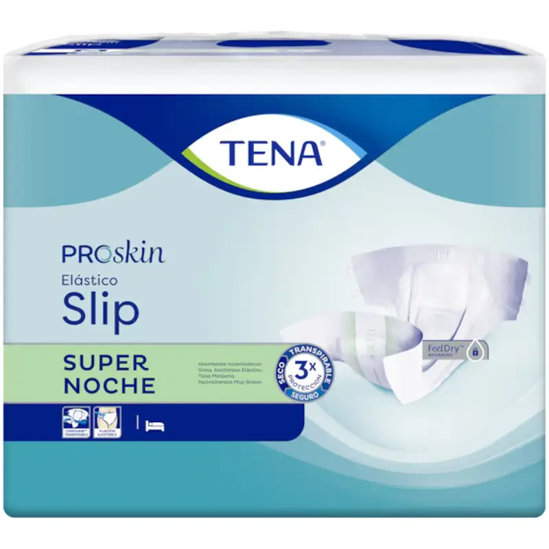Tena Fralda Proskin Fralda Slip Elástica Média Super Noite , 80 unidades