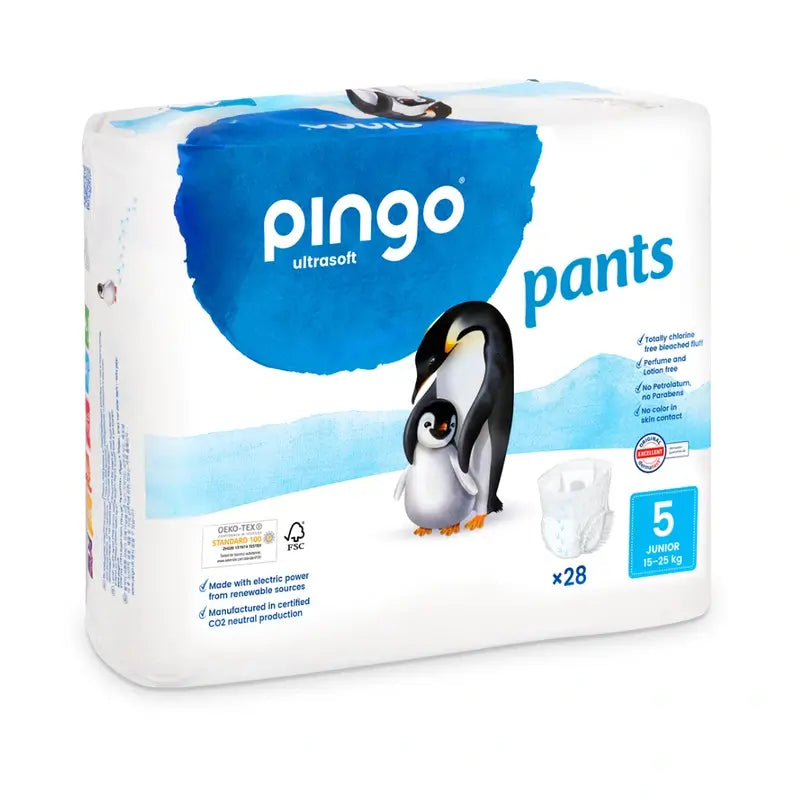 Toalhetes para fraldas Pingo Nappy Tamanho 5 (11-25 kg), 28 unid.