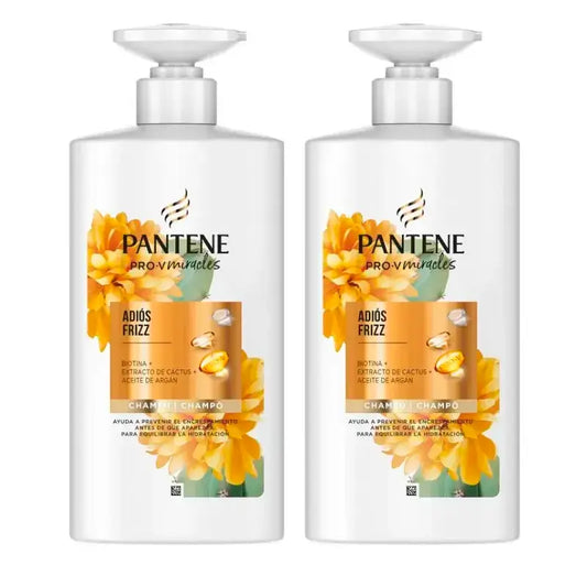Champô Pantene Milagres Cato Anti-Frisado, Embalagem 2 x 500ml