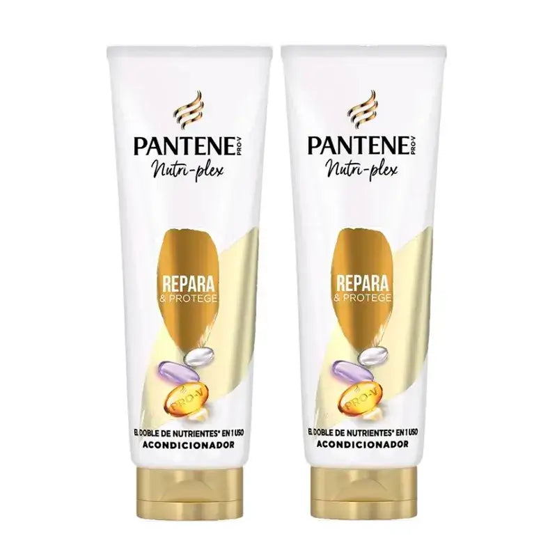 Condicionador Pantene Nutri Plex Repara e Protege, Embalagem 2 x 325ml