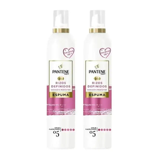 Espuma para o Cabelo Pantene Pro-V Caracóis Perfeitos Nutritiva, Embalagem 2 x 300ml