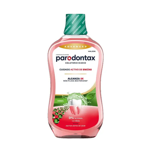 Parodontax Colutório Diário à base de plantas para o cuidado das gengivas, 500 ml