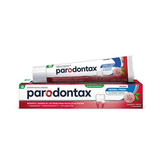 Parodontax Pasta de dentes fresca à base de ervas para o cuidado das gengivas, 75 ml