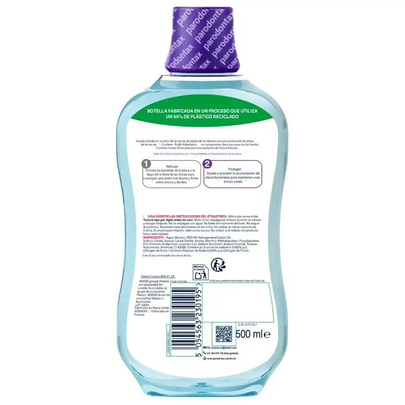 Parodontax Fortalece e Protege Colutório , 500 ml