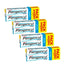 Parogencyl Duplo Control, Embalagem 4 x 2x125 ml