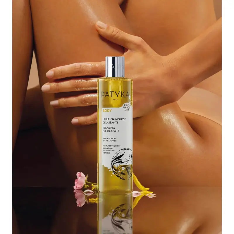 Óleo de espuma relaxante Patyka, 200 ml