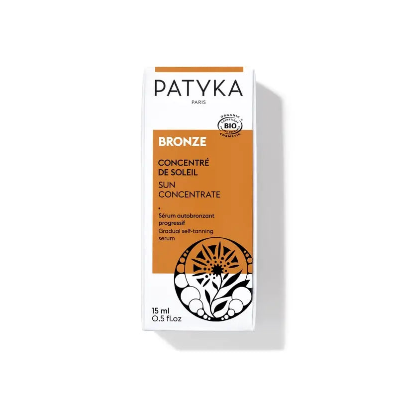 Patyka Bronze Concentrado Solar Autobronzeador, 15 ml