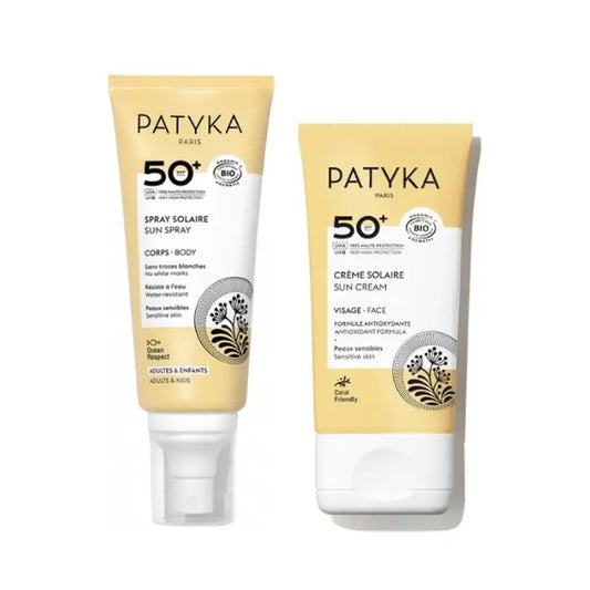 Patyka Sun Routine Spf 50 150 ml + 40 ml, embalagem de 2