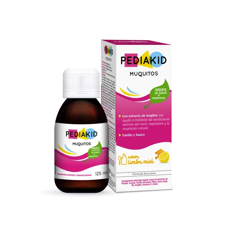 Pediakid Xarope Nariz e Garganta Limão e Mel 125 Ml