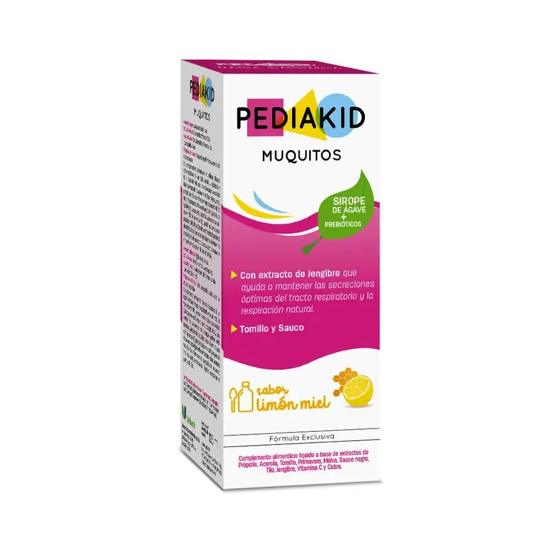 Pediakid Xarope Nariz e Garganta Limão e Mel 125 Ml