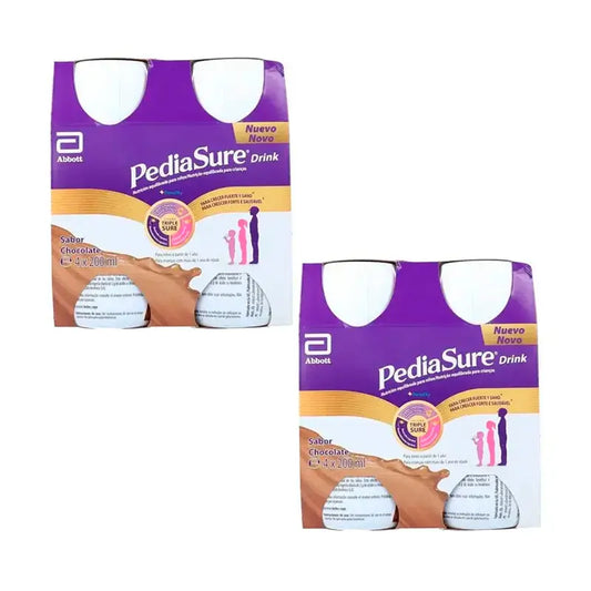 Pediasure Bebida Chocolate Crianças, 4 frascos x 220 ml Embalagem 2