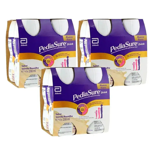 Pediasure Drink Vanilla Children, 4 frascos x 220 ml Embalagem 3