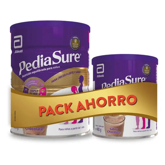 Pediasure Savings Pack Chocolate 850 + 400Gr , 1250 gramas