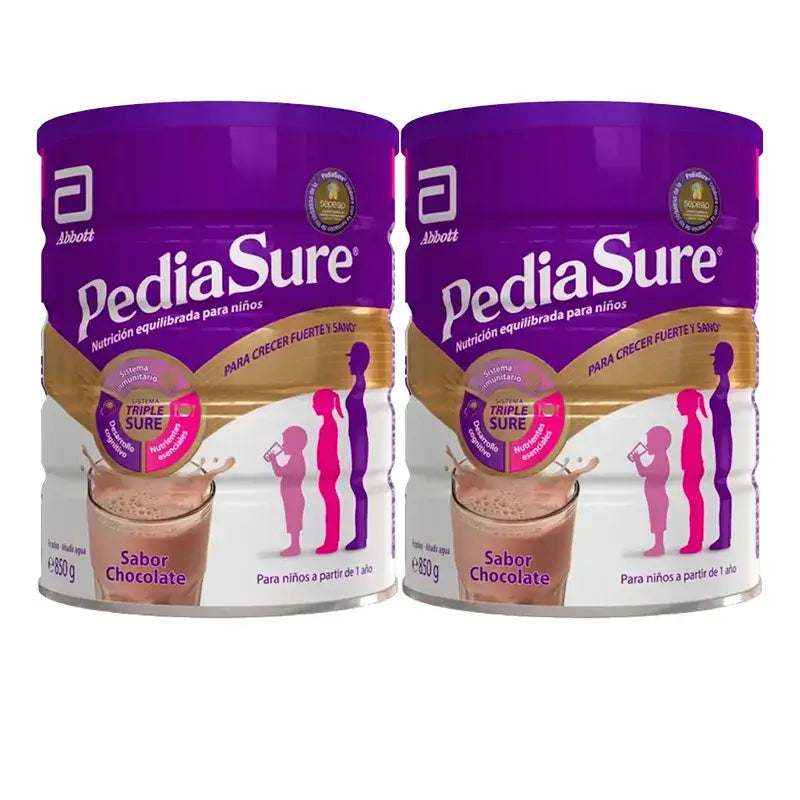 Pediasure Sabor a Chocolate Embalagem de lata 2 x 850 g