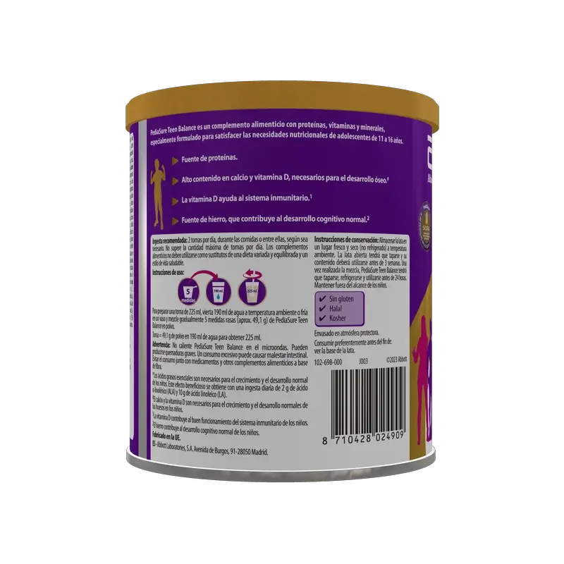 Pediasure Teen Balance Teenage Chocolate, 400 gramas