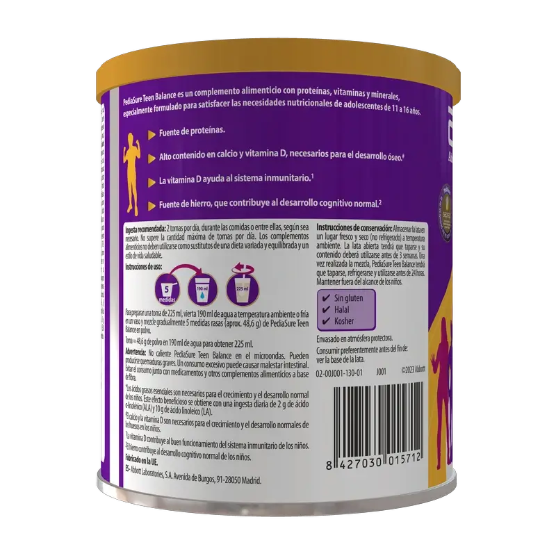 Pediasure Teen Balance Baunilha Adolescentes, 400g