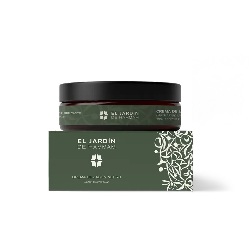 Hammam Garden Creme de Sabão Preto, 200 ml