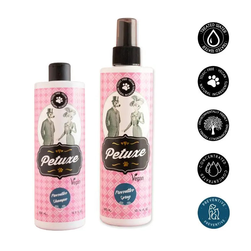Pack Preventivo Petuxe (Champô + Spray)