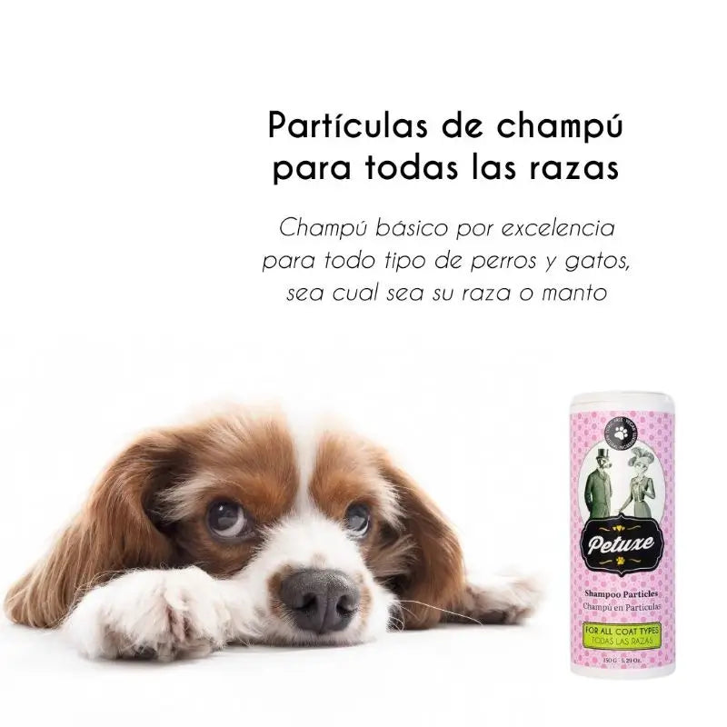 Petuxe Champô Partículas Para Todas as Raças 150 G.