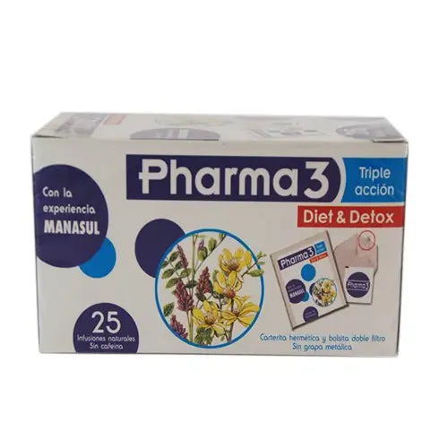Pharma 3 tripla acção 25 sacos