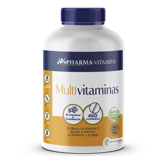 Pharma & Vitamins Multi Vitamins , 450 comprimidos
