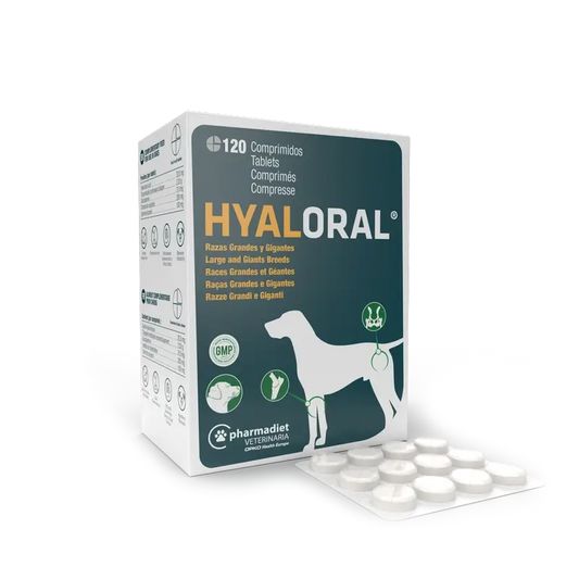 Hyaloral Cães de grande porte 120 comprimidos