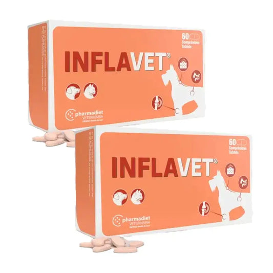 Pharmadiet Inflavet, Embalagem 2 x 60 Comprimidos