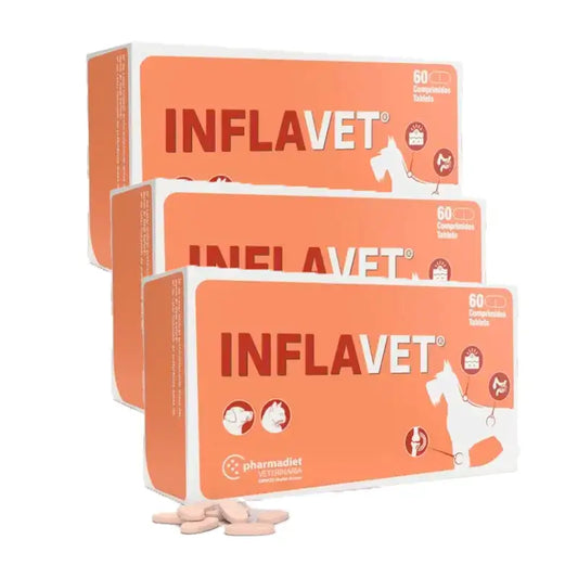 Pharmadiet Inflavet, Embalagem 3 x 60 Comprimidos