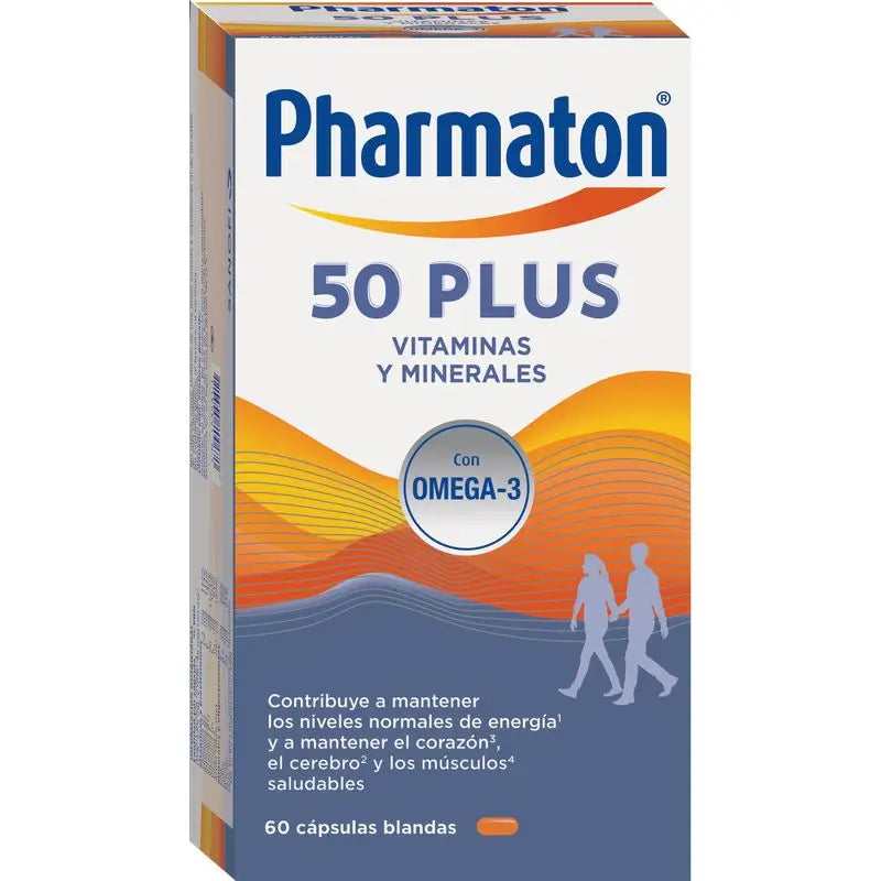 PHARMATON 50 MAIS 60 CÁPSULAS