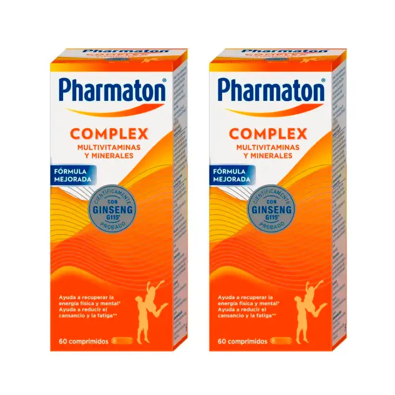 Pharmaton Complex Pack 2 x 60 comprimidos compactos