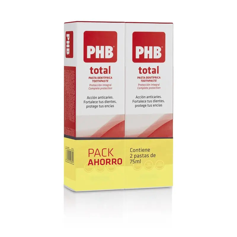PHB Pasta Dental Total Duplo 75 ml