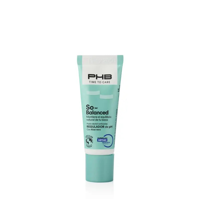 Phb Time To Care So Balanced Anticaries Pasta de dentes, 15 ml