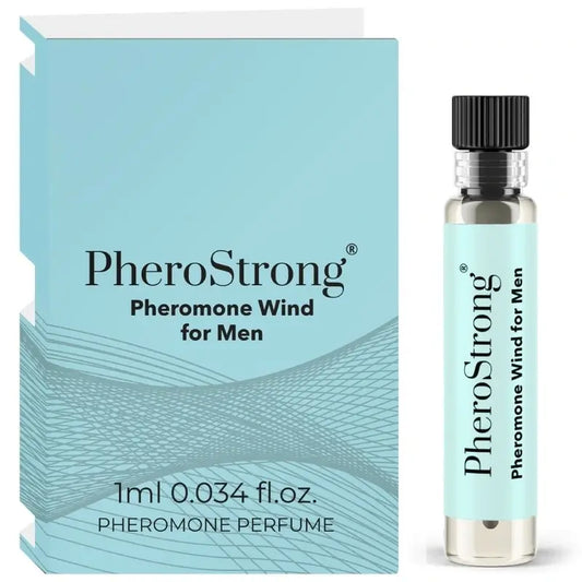 Pherostrong Wind Perfume de feromonas para homem , 1 ml