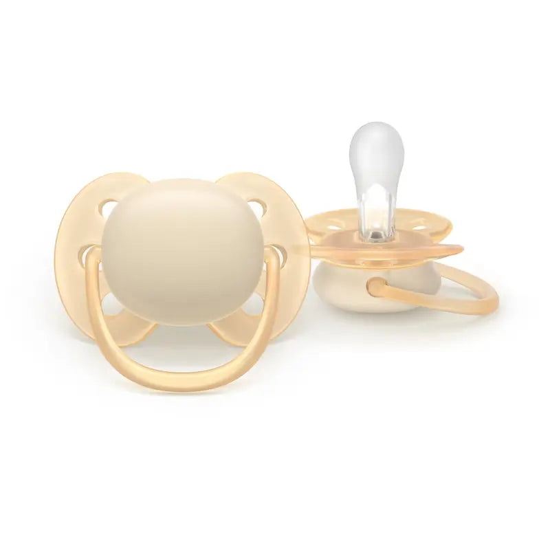 Philips Avent 2 chupetas ultra macias 0-6m neutras