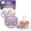 Chupetas Philips Avent 2 ultra macias 6-18m bebé menina