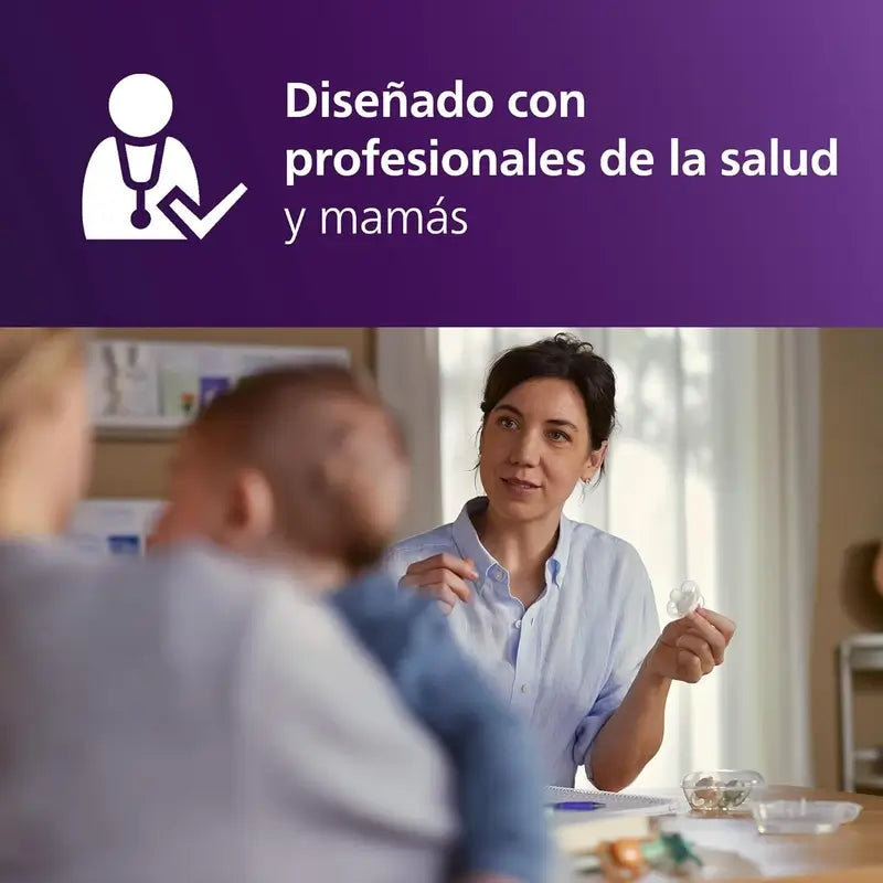 Chupetas Philips Avent 2 ultra macias 6-18m bebé menina