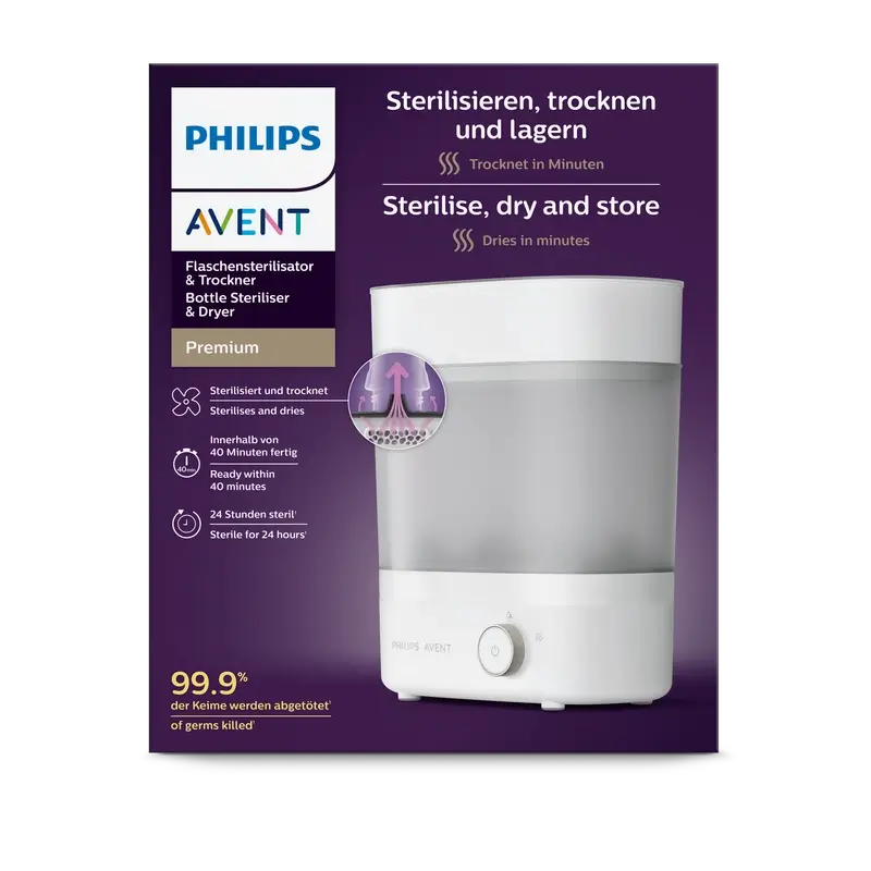 Esterilizador de biberões Philips Avent