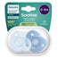 Philips Avent Soothie Soothing 2 chupetas 0-6m bebé menino