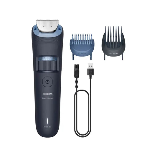 Aparador de barba Philips Série 3000 com lâminas totalmente metálicas Aparador de barba
