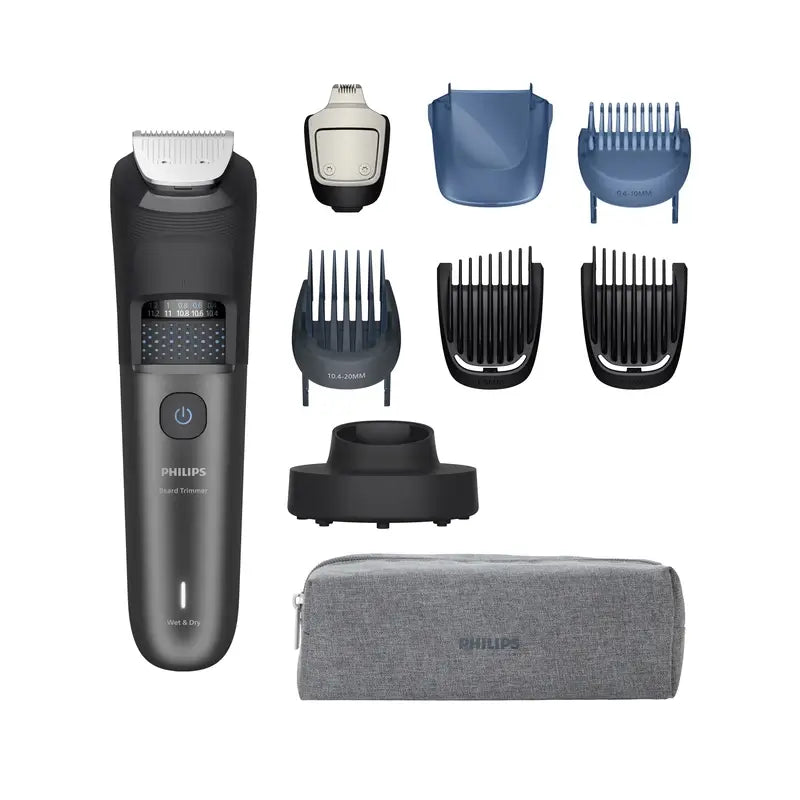 Aparador de barba Philips Série 7000 Perfil da barba com um aparador de barba coletor de pêlos